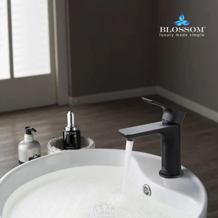 Blossom F01-120 Single Handle Bathroom Faucet - 4-Piece Value Bundle - Quality Home Distribution