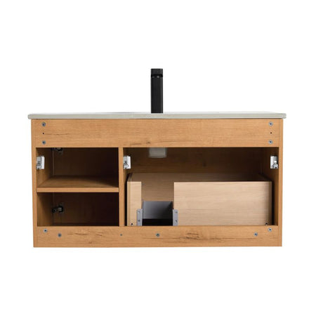 Blossom Bilbao 046 Modern Wall-Mounted Vanity with Scratch-Resistant SMC Sink - Quality Home Distribution