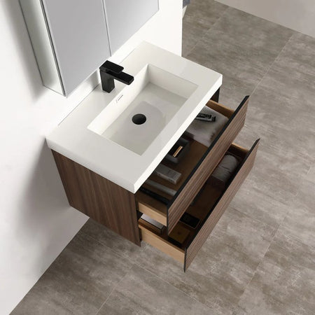 Blossom Annecy 040 Wall-Hung Modern Bathroom Vanity with Soft-Close Drawers - QHD