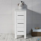Blossom Sydney 12-Inch Modern Free-Standing Side Cabinet with 3 Drawers