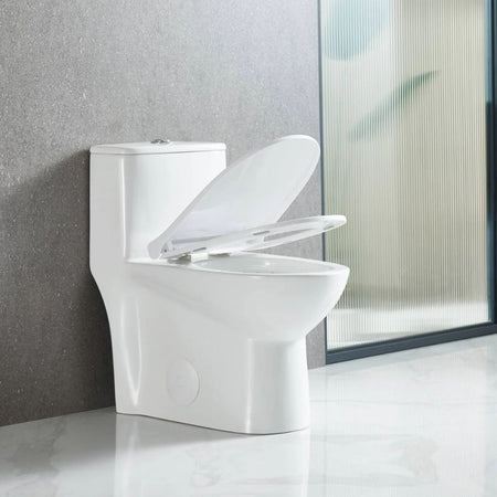 Blossom T9-02 Modern One-Piece Dual Flush Toilet with Self-Cleaning Nanoglaze - Quality Home Distribution