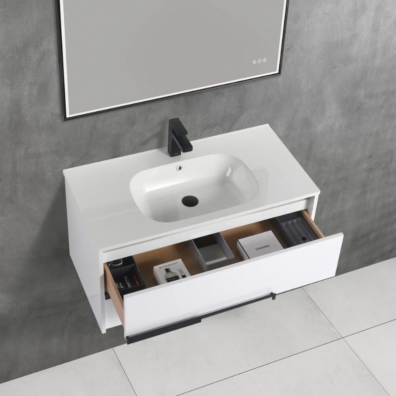 Blossom Brest 047 Modern Floating Vanity with Durable SMC Sink - Quality Home Distribution