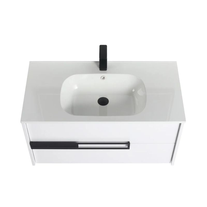 Blossom Brest 047 Modern Floating Vanity with Durable SMC Sink - Quality Home Distribution