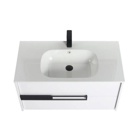 Blossom Brest 047 Modern Floating Vanity with Durable SMC Sink - Quality Home Distribution