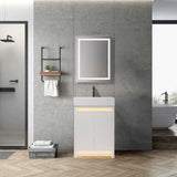 Blossom Capri 038 Transitional Freestanding Vanity with Dual LED Illumination - Quality Home Distribution