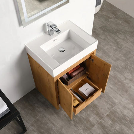 Blossom Capri 038 Transitional Freestanding Vanity with Dual LED Illumination - Quality Home Distribution