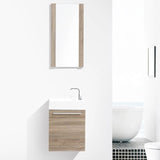 Blossom Colmar 004 Modern 18" Wall-Hung Bathroom Vanity Set - Quality Home Distribution