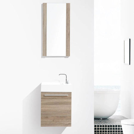 Blossom Colmar 004 Modern 18" Wall-Hung Bathroom Vanity Set - Quality Home Distribution