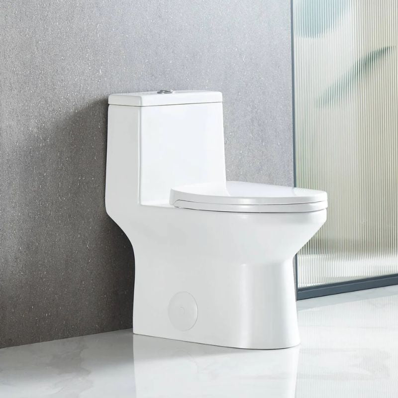 Blossom T9-04 Modern One-Piece Dual Flush Toilet with Tornado Flush & Skirted Design - Quality Home Distribution