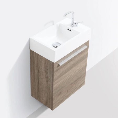 Blossom Colmar 004 Modern 18" Wall-Hung Bathroom Vanity Set - Quality Home Distribution