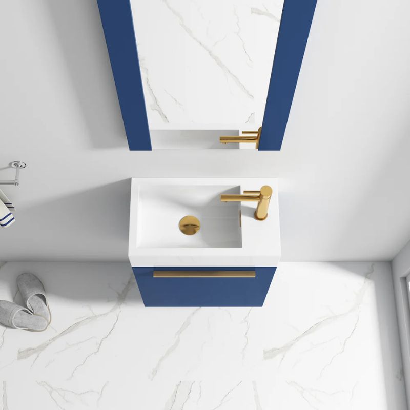 Blossom Colmar 004 Modern 18" Wall-Hung Bathroom Vanity Set - Quality Home Distribution