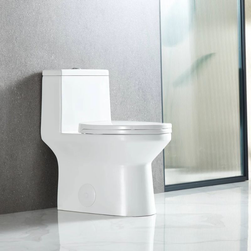 Blossom T9-04 Modern One-Piece Dual Flush Toilet with Tornado Flush & Skirted Design - Quality Home Distribution
