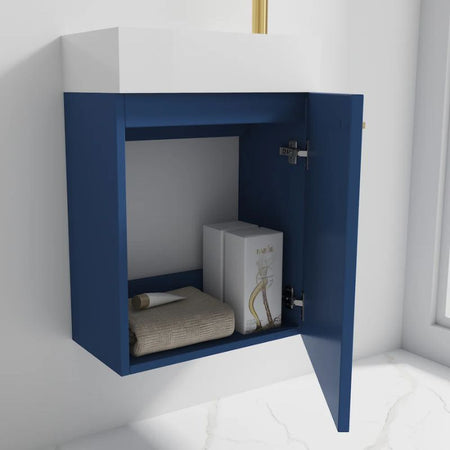 Blossom Colmar 004 Modern 18" Wall-Hung Bathroom Vanity Set - Quality Home Distribution