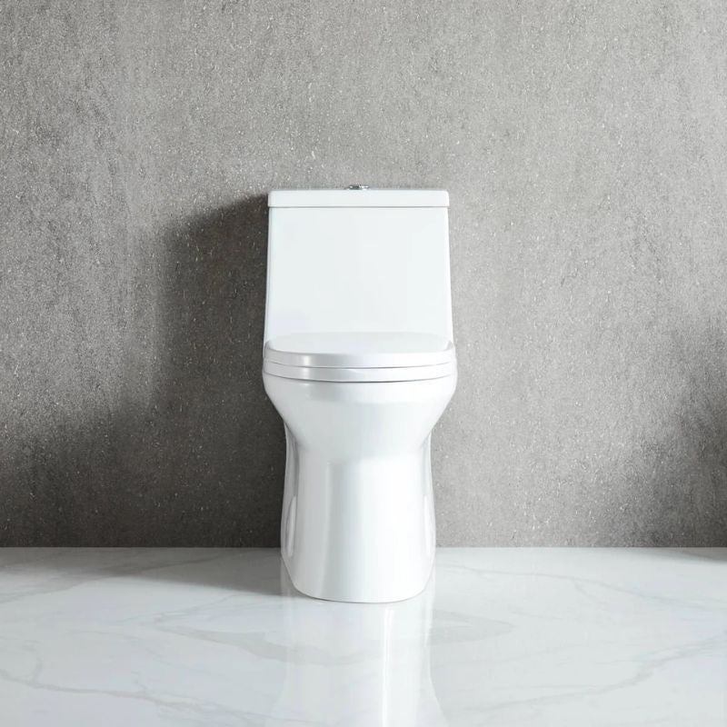 Blossom T9-04 Modern One-Piece Dual Flush Toilet with Tornado Flush & Skirted Design - Quality Home Distribution