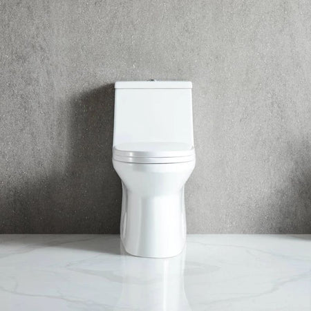 Blossom T9-04 Modern One-Piece Dual Flush Toilet with Tornado Flush & Skirted Design - Quality Home Distribution