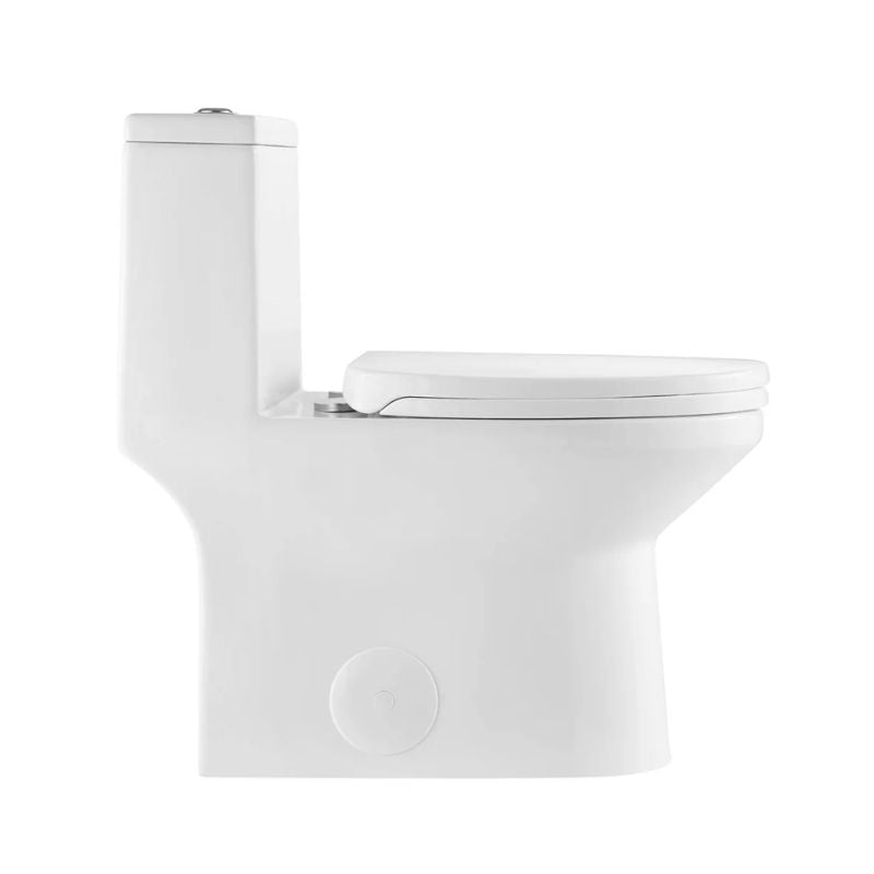 Blossom T9-04 Modern One-Piece Dual Flush Toilet with Tornado Flush & Skirted Design - Quality Home Distribution