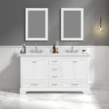 Blossom Copenhagen 027 Solid Wood Freestanding Vanity with Carrara Marble Top - Quality Home Distribution