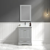 Blossom Copenhagen 027 Solid Wood Freestanding Vanity with Carrara Marble Top - Quality Home Distribution