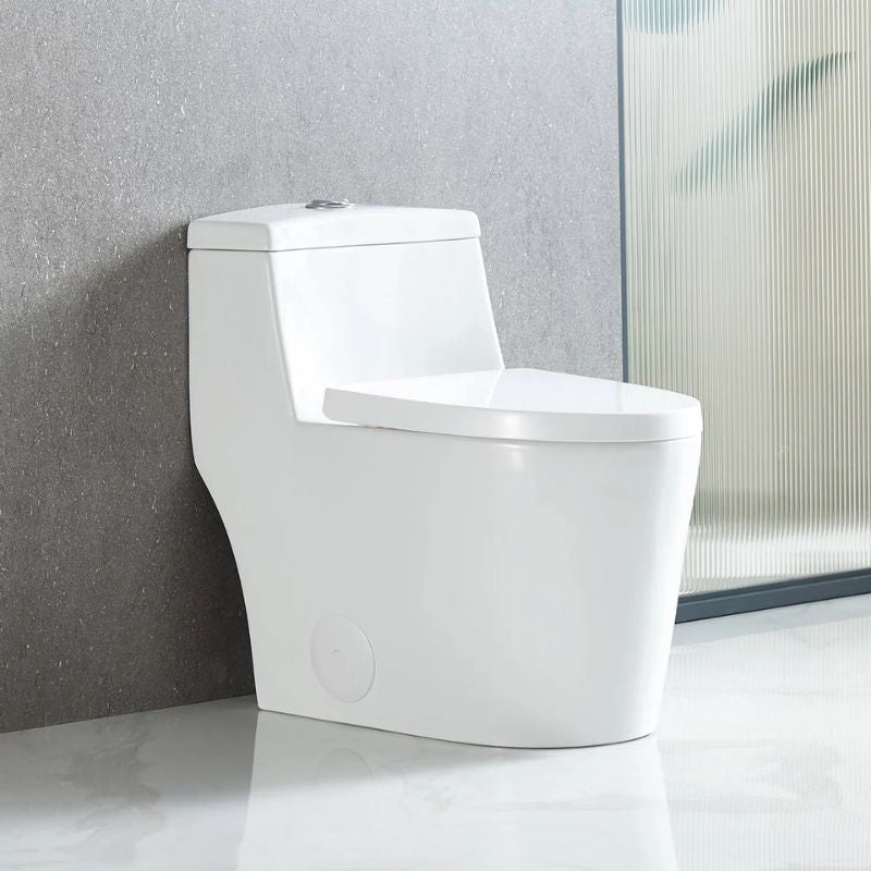 Blossom T9-05 Modern One-Piece Dual Cyclone Flush Toilet with Nano-Glaze - Quality Home Distribution