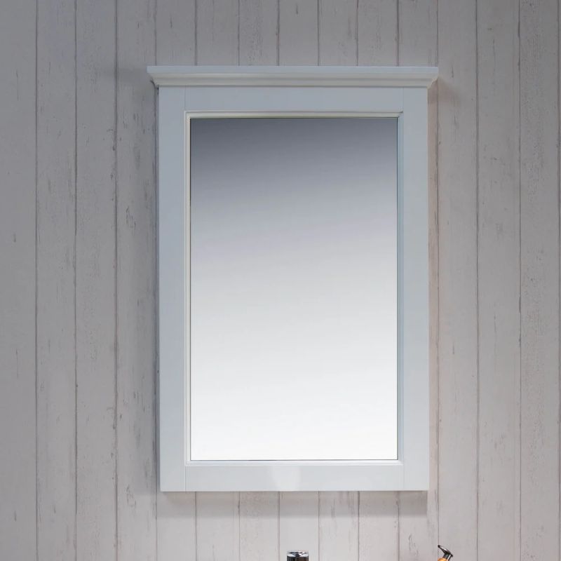Blossom Bordeaux Wood Framed Wall Mirror – Transitional Bathroom Accent - Quality Home Distribution