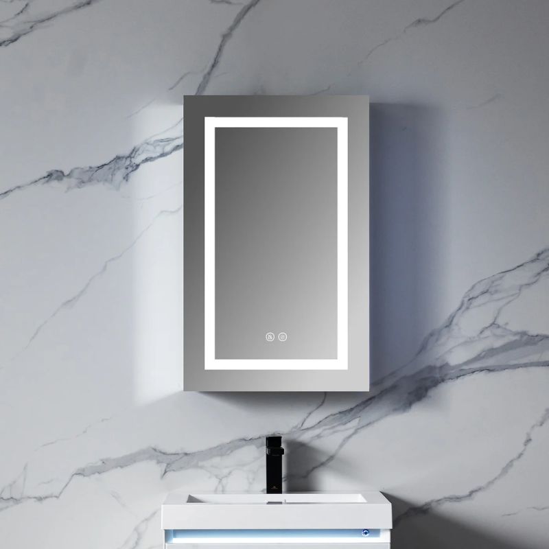 Blossom Vega LED Medicine Cabinet with Smart Touch Controls and Anti-Fog Mirror - Quality Home Distribution