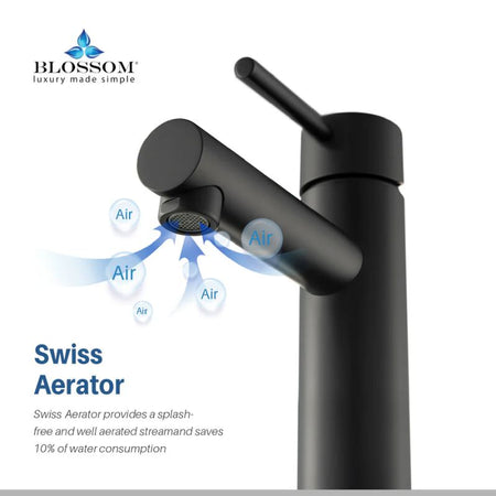 Blossom F01-116 Single Handle Bathroom Vanity Faucet - Quality Home Distribution