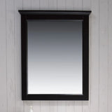 Blossom Bordeaux Wood Framed Wall Mirror – Transitional Bathroom Accent - Quality Home Distribution