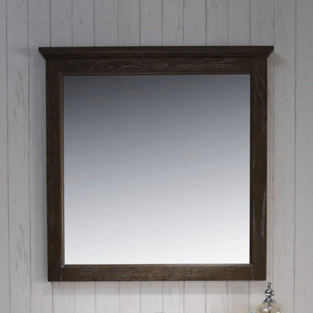 Blossom Bordeaux Wood Framed Wall Mirror – Transitional Bathroom Accent - Quality Home Distribution