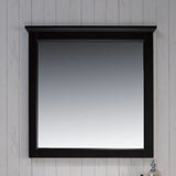 Blossom Bordeaux Wood Framed Wall Mirror – Transitional Bathroom Accent - Quality Home Distribution