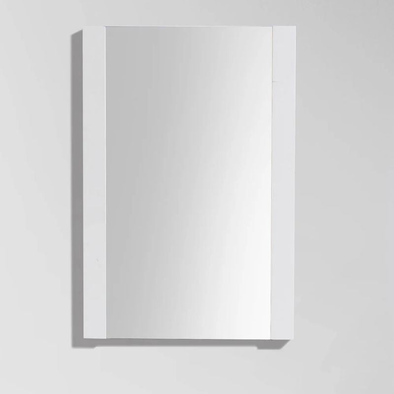 Blossom Colmar 18" Wood Framed Wall Mirror – Minimalist Bathroom Vanity Mirror - Quality Home Distribution