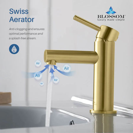 Blossom F01-116 Single Handle Bathroom Vanity Faucet - Quality Home Distribution