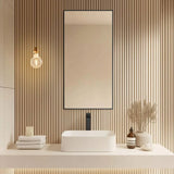 Blossom FM1 Metal Framed Wall Mirror - Shatterproof & Rust-Resistant Design - Quality Home Distribution