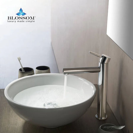 Blossom F01-117 Tall Single Handle Bathroom Vessel Faucet - Quality Home Distribution