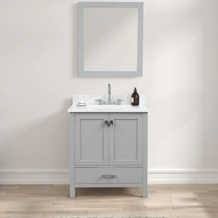 Blossom Geneva 026 Freestanding Solid Wood Vanity with Carrara Marble Top - Quality Home Distribution