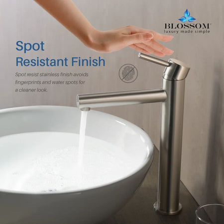 Blossom F01-117 Tall Single Handle Bathroom Vessel Faucet - Quality Home Distribution