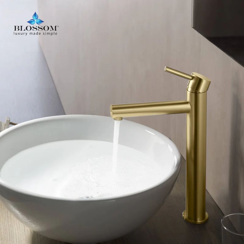 Blossom F01-117 Tall Single Handle Bathroom Vessel Faucet - Quality Home Distribution