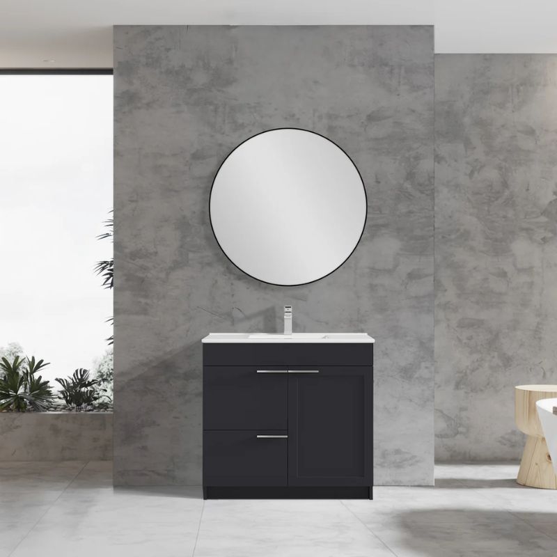 Blossom Hanover 029 Transitional Freestanding Bathroom Vanity with Top & Sink - Quality Home Distribution