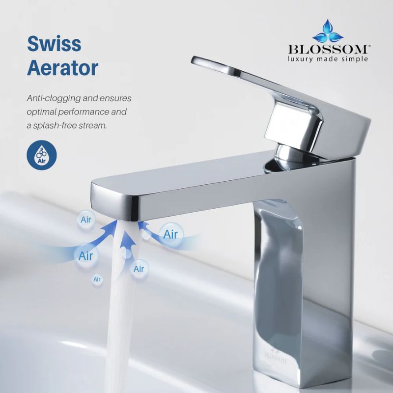 Blossom F01-118 Single Handle Bathroom Faucet - Quality Home Distribution