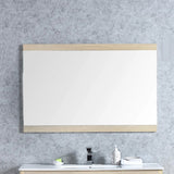 Blossom Milan Modern Wood Side-Framed Wall Mirror - Quality Home Distribution