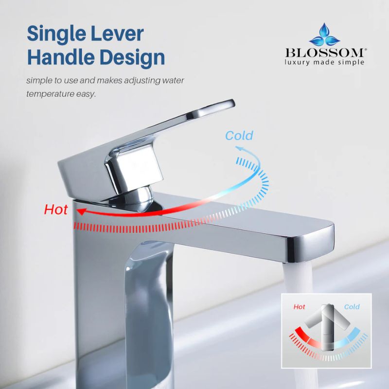 Blossom F01-118 Single Handle Bathroom Faucet - Quality Home Distribution