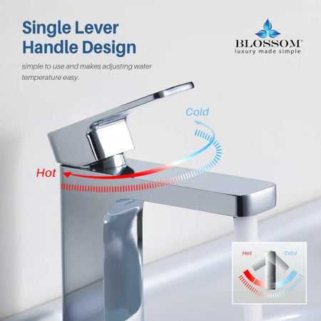 Blossom F01-118 Single Handle Bathroom Faucet - Quality Home Distribution