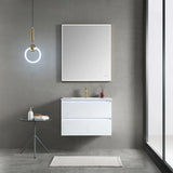 Blossom Jena 018 Wall-Mounted Modern Vanity with Integrated LED Lighting - Quality Home Distribution