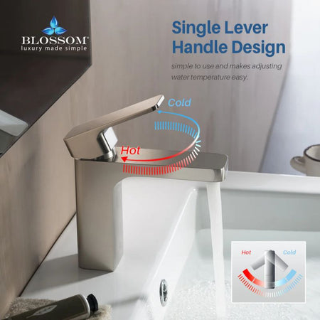 Blossom F01-118 Single Handle Bathroom Faucet - Quality Home Distribution