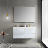 Blossom Jena 018 Wall-Mounted Modern Vanity with Integrated LED Lighting - Quality Home Distribution