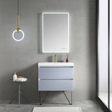 Blossom Jena 018 Wall-Mounted Modern Vanity with Integrated LED Lighting - Quality Home Distribution