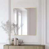 Blossom FM1 Metal Framed Wall Mirror - Shatterproof & Rust-Resistant Design - Quality Home Distribution