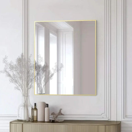 Blossom FM1 Metal Framed Wall Mirror - Shatterproof & Rust-Resistant Design - Quality Home Distribution