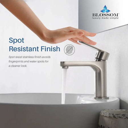Blossom F01-119 Single Handle Bathroom Faucet – 4-Piece Contractor Value Pack - Quality Home Distribution