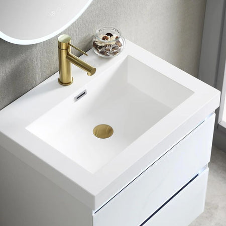 Blossom Jena 018 Wall-Mounted Modern Vanity with Integrated LED Lighting - Quality Home Distribution