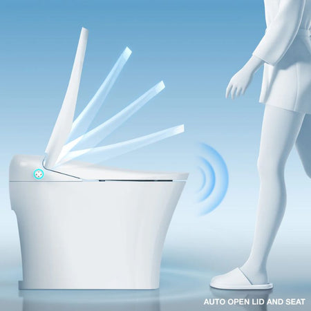 Blossom ST09-03 Luxury Intelligent Smart Toilet with Auto-Open Lid & UV Sterilization - Quality Home Distribution